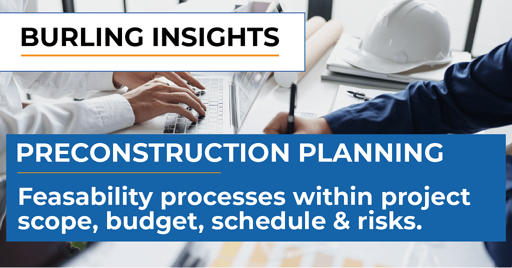 General Contractor preconstruction planning chicago